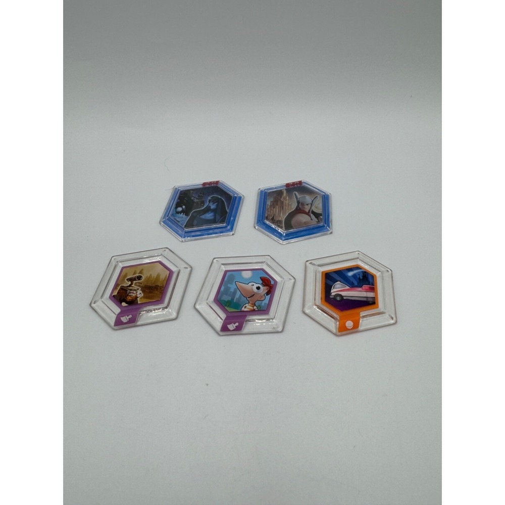 DISNEY INFINITY Power Disc Lot Wall-e Thor Phineas and Ferb,‎ ETC *USED*